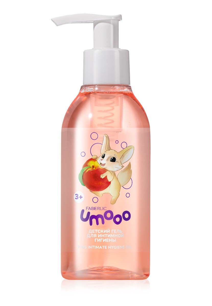 Детский гель для интимной гигиены Umooo 3+
